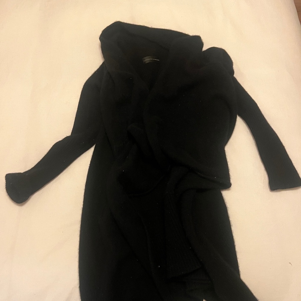 Zadig & Voltaire Cashmere Oversize Shawl Collar Cardigan
